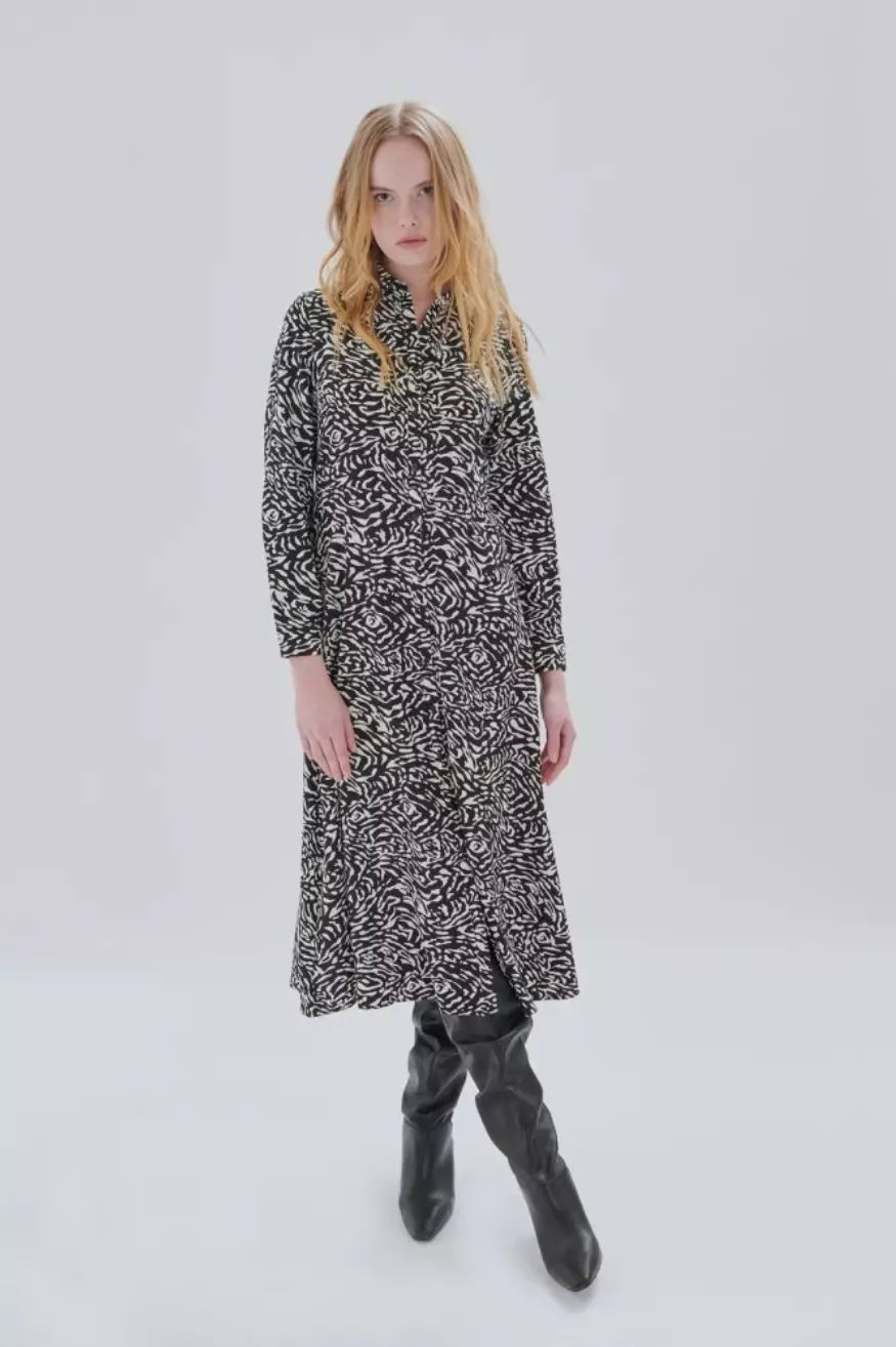 24colours Vestido Camisero Midi Kleid Who killed Bambi?