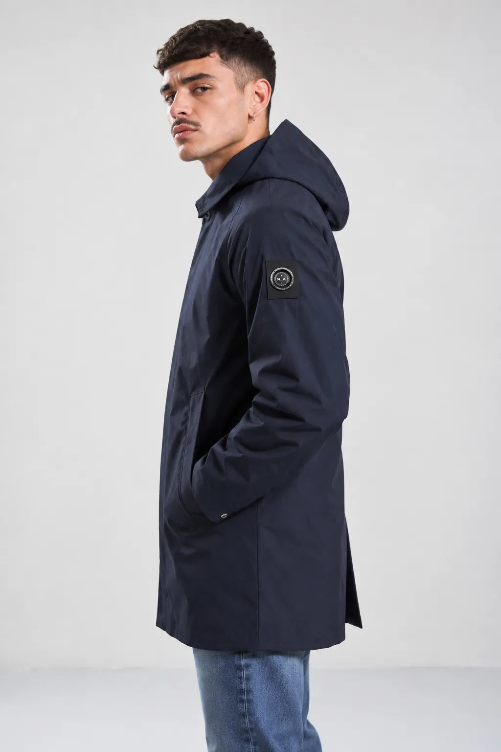 Marshall Artist Chaqueta Hombre Trench Azul