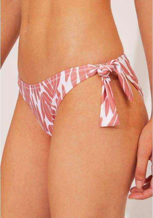 Compañia Fantastica Braguita Bikini Clásica Estampado Vegetal Rojo Who killed Bambi?