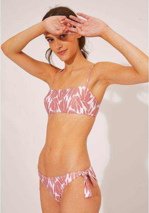 Compañia Fantastica Braguita Bikini Clásica Estampado Vegetal Rojo Who killed Bambi?