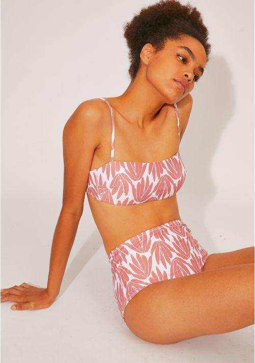 Compañia Fantastica Braguita Bikini Clásica Estampado Vegetal Rojo Who killed Bambi?