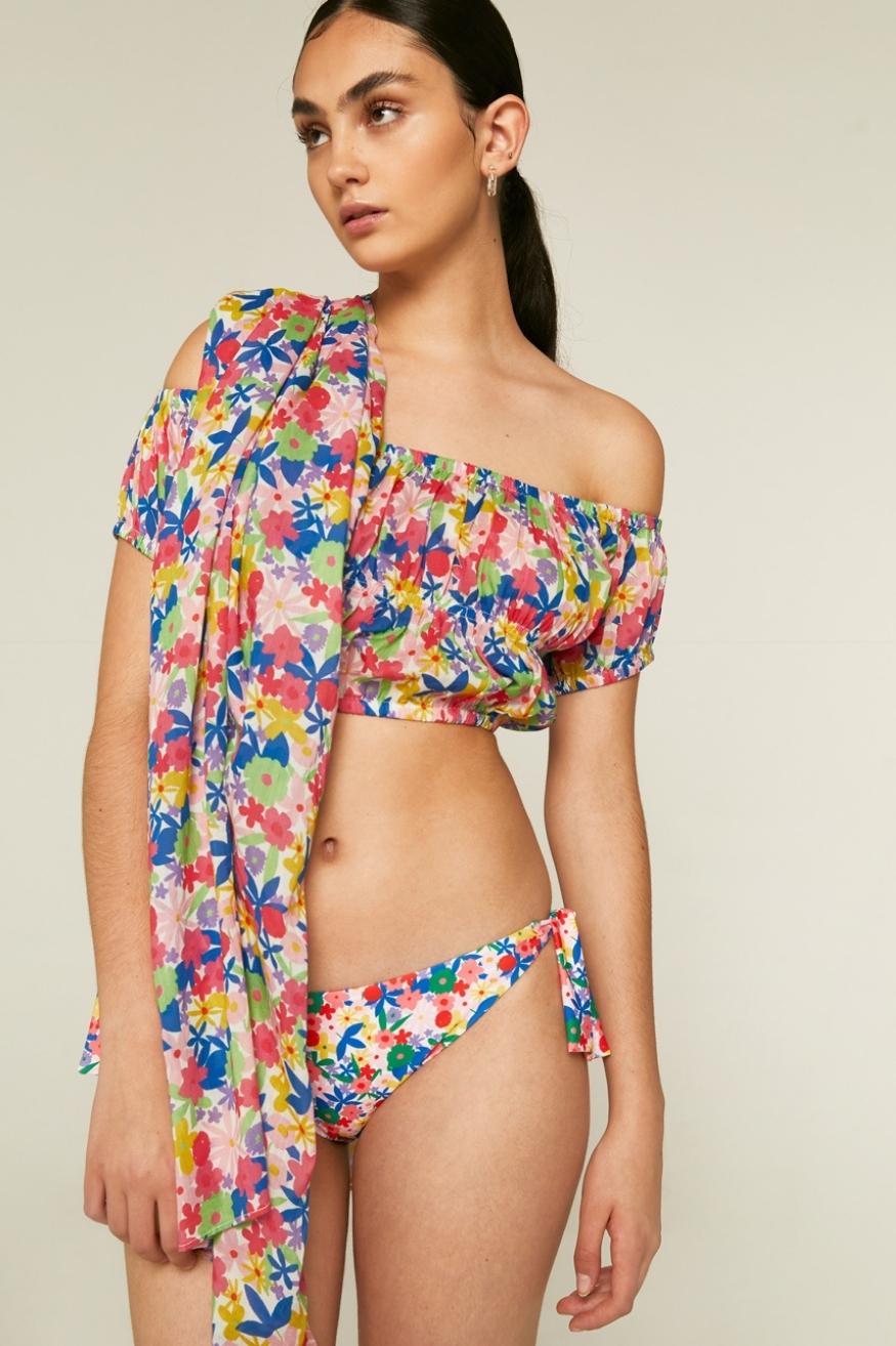 Compañia Fantastica Braguita Bikini Estampado Floral Multicolor Who killed Bambi?