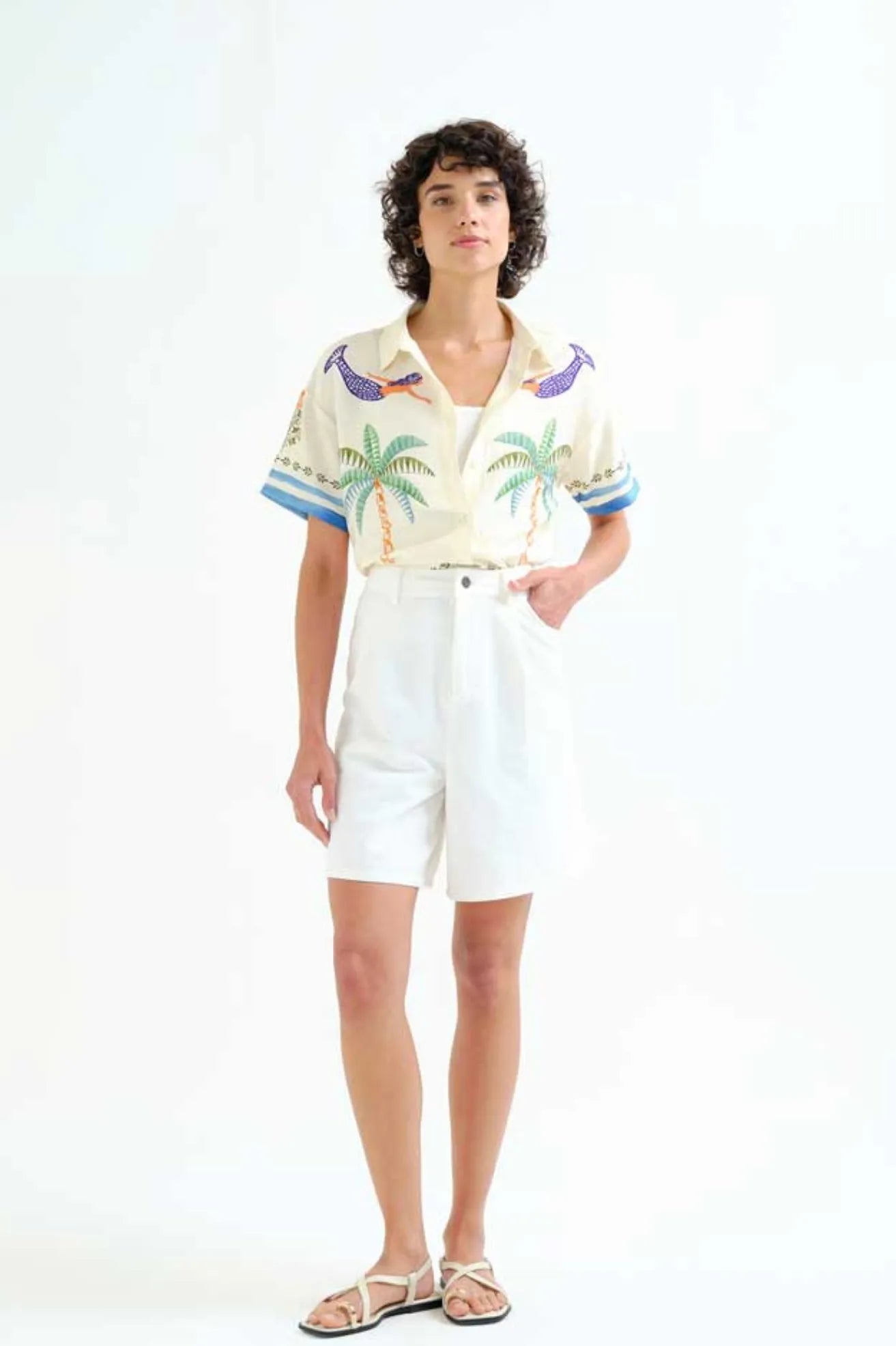 Compañia Fantastica Camisa Mujer Palm & Mermaid Who killed Bambi?