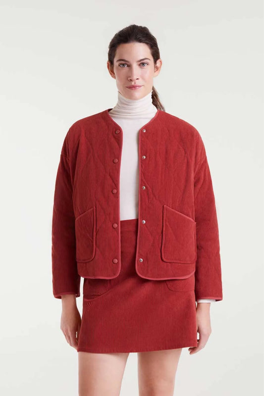 Compañia Fantastica Chaqueta Mujer Pana Marrón Who killed Bambi?