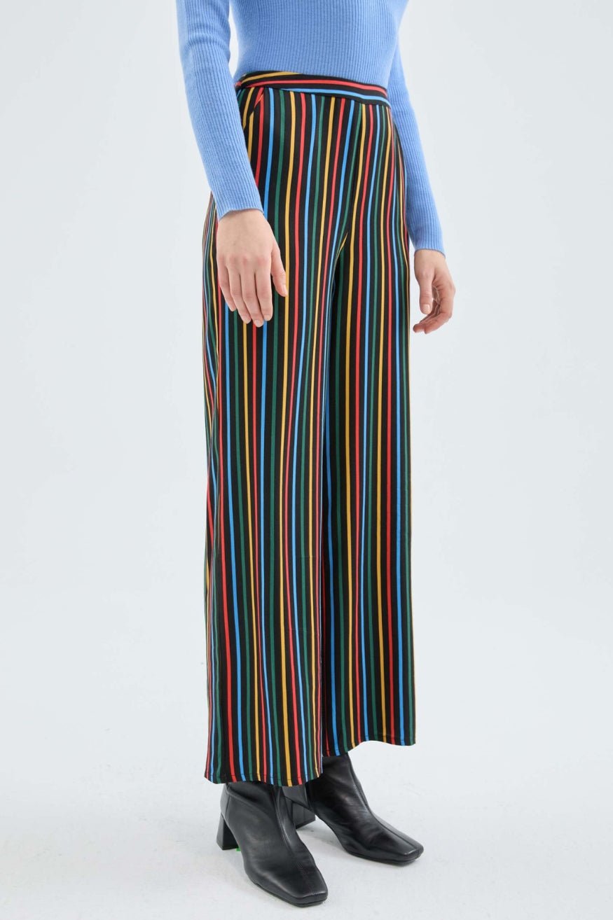 Compañia Fantastica Pantalón Mujer Rayas Multicolor Who killed Bambi?