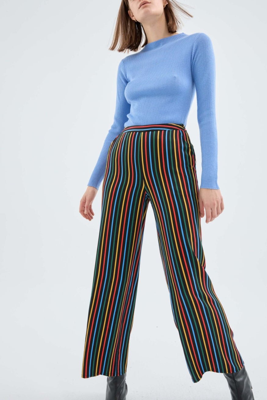Compañia Fantastica Pantalón Mujer Rayas Multicolor Who killed Bambi?