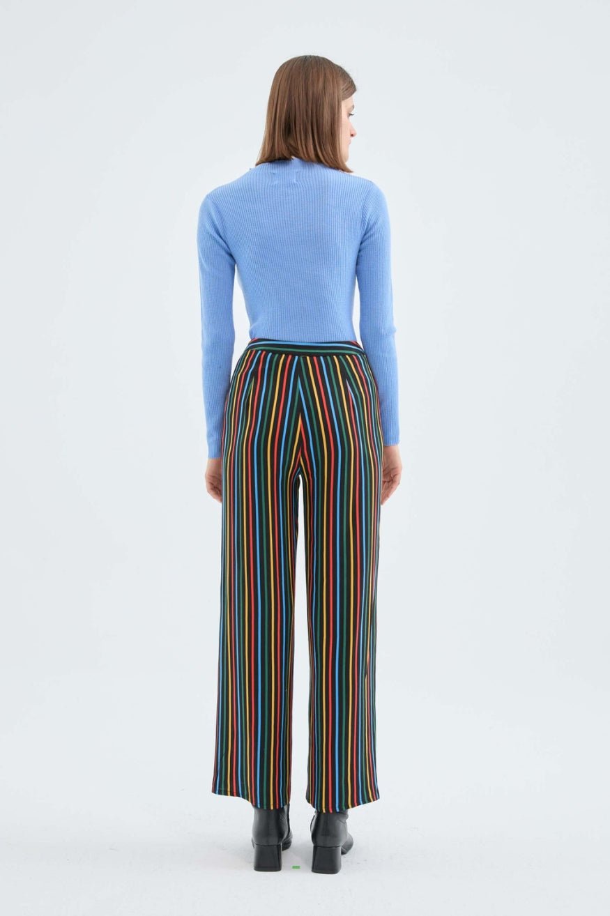 Compañia Fantastica Pantalón Mujer Rayas Multicolor Who killed Bambi?