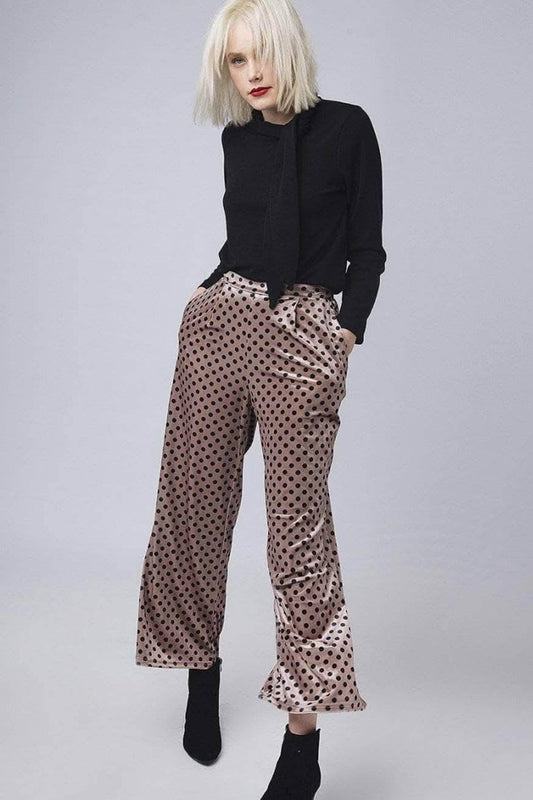 Compañia Fantastica Pantalón Rosa de Lunares Terciopelo Mujer Who killed Bambi?