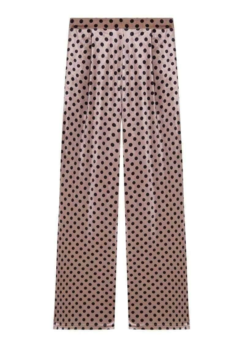 Compañia Fantastica Pantalón Rosa de Lunares Terciopelo Mujer Who killed Bambi?