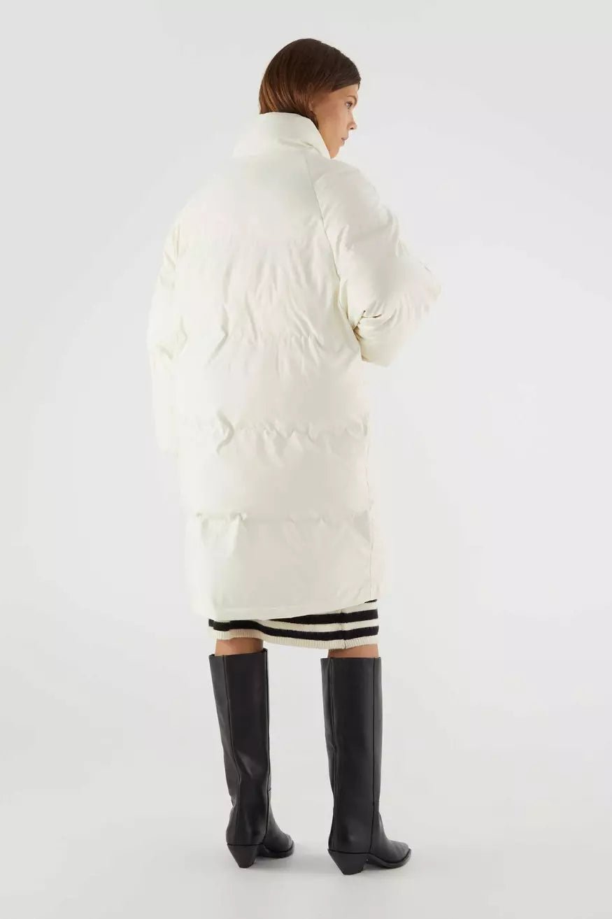 Compañia Fantastica Plumífero Oversize Mujer Blanco Who killed Bambi?