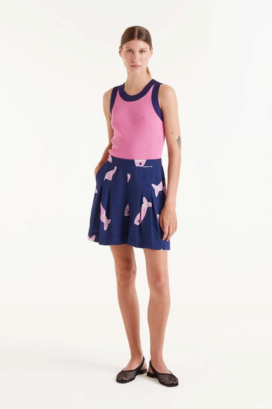 Compañia Fantastica Shorts Mujer Estampado Peces Who killed Bambi?