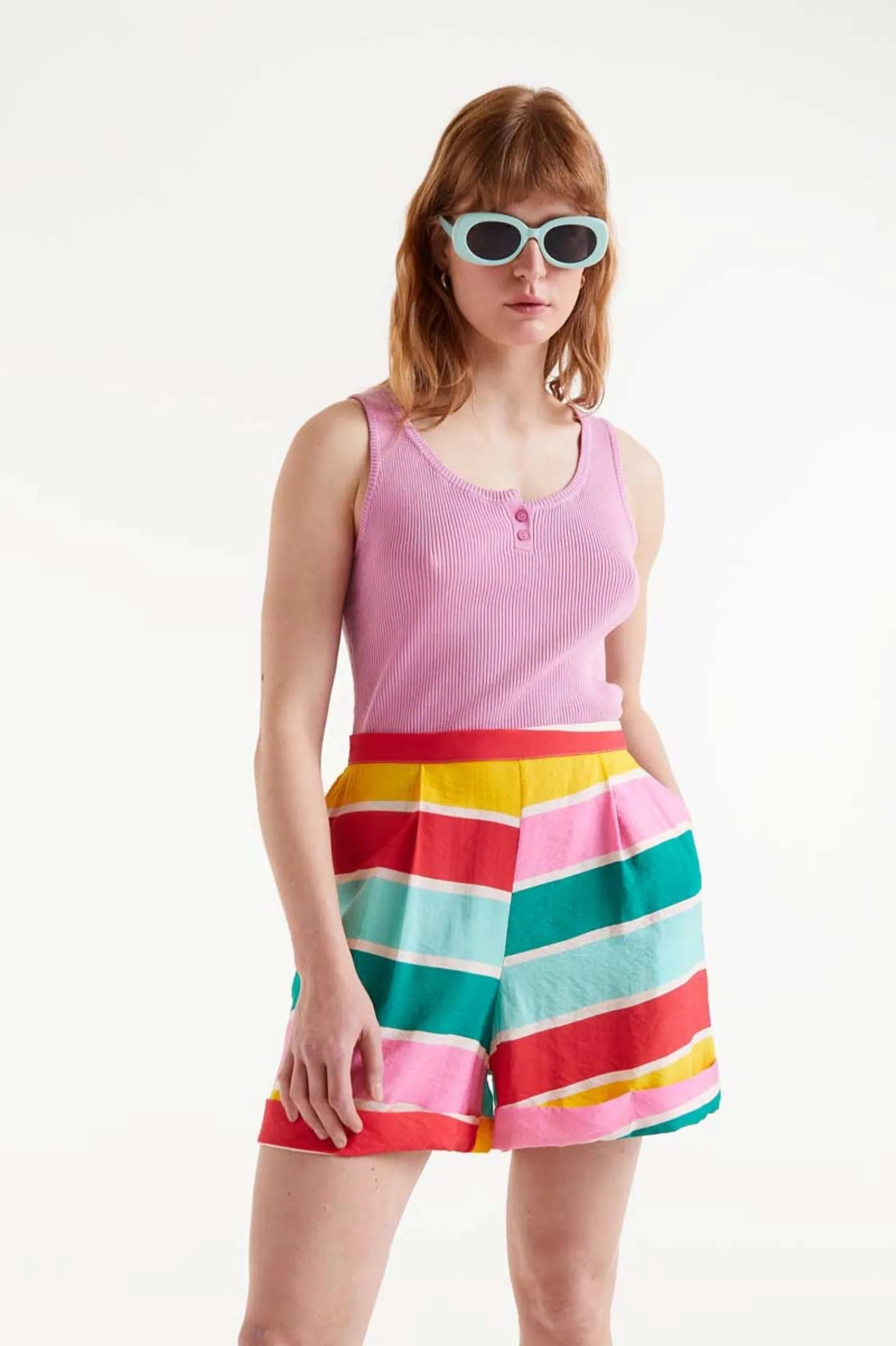 Compañia Fantastica Shorts Mujer Rayas Colour Wave Who killed Bambi?