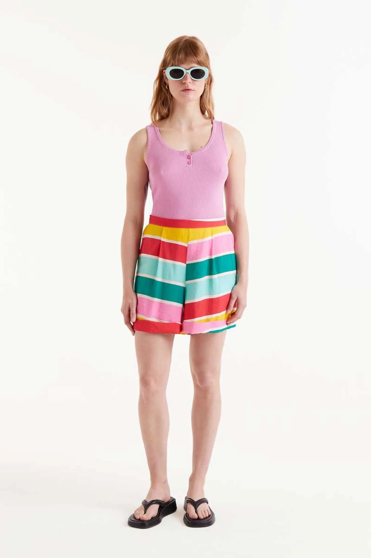 Compañia Fantastica Shorts Mujer Rayas Colour Wave Who killed Bambi?