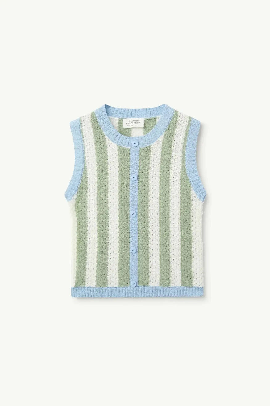 Compañia Fantastica Top Punto Sin Mangas Rayas Verdes Who killed Bambi?