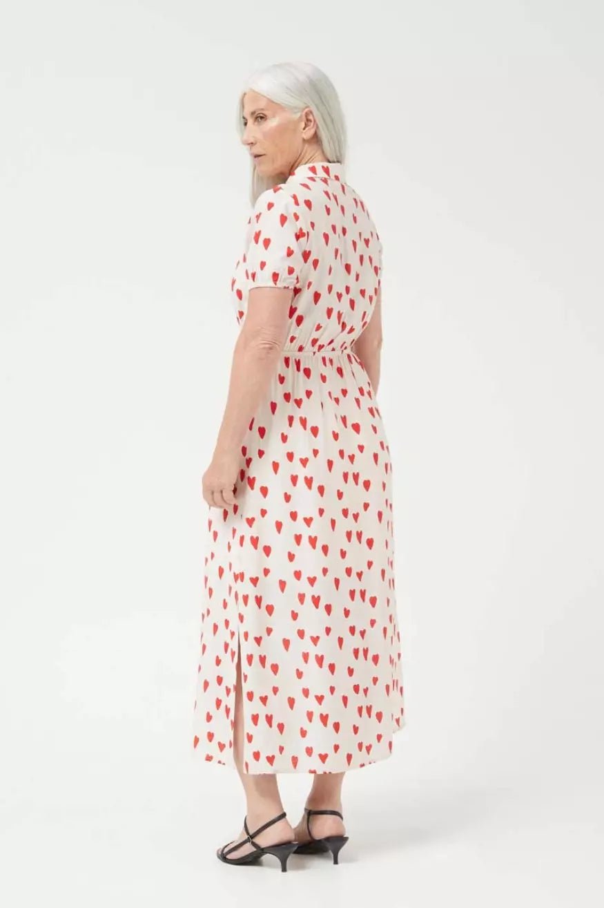 Compañia Fantastica Vestido Corazones Camisero Mujer Largo Who killed Bambi?