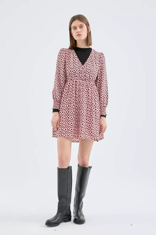 Compañia Fantastica Vestido Corto Cruzado Lunares Rosa Who killed Bambi?