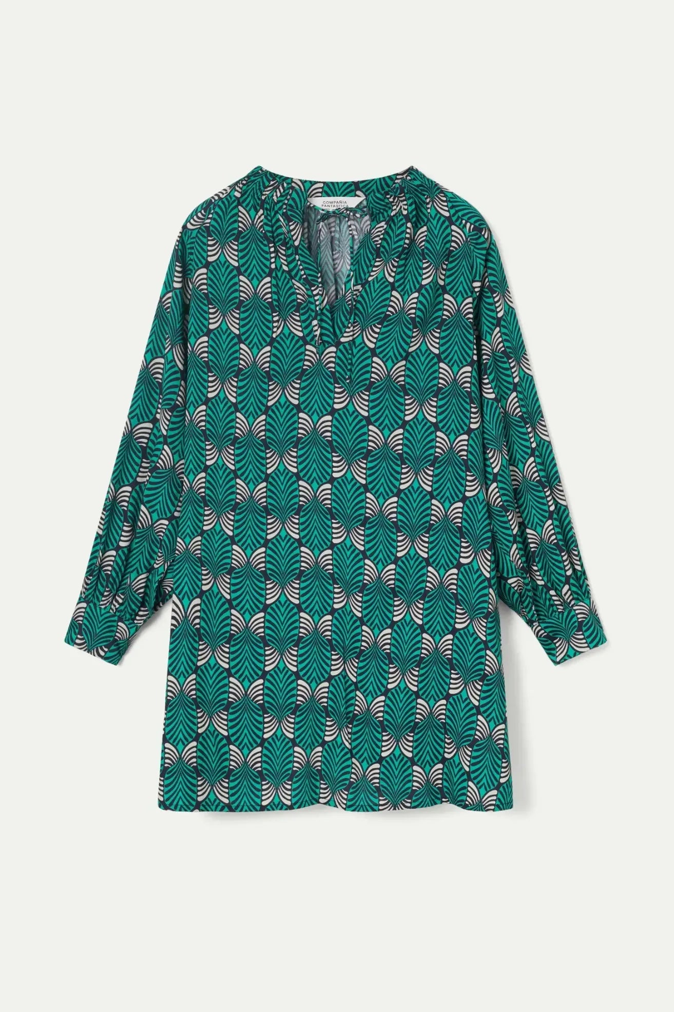 Compañia Fantastica Vestido Corto Estampado Brigitte Who killed Bambi?