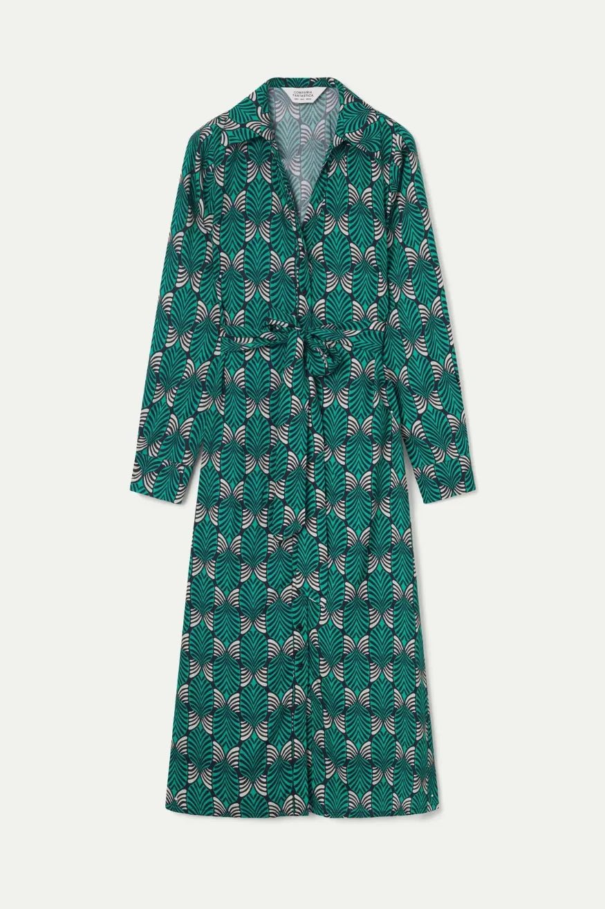 Compañia Fantastica Vestido Midi Estampado Brigitte Who killed Bambi?