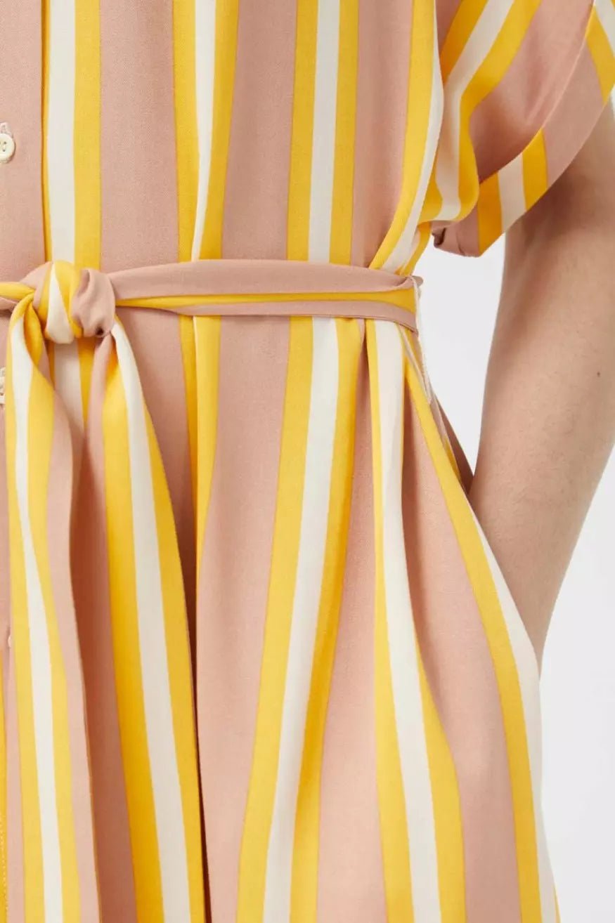 Compañia Fantastica Vestido Midi Mujer Rayas Verticales Who killed Bambi?