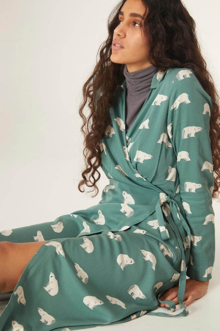 Compañia Fantastica Vestido Midi Osos Polares Who killed Bambi?