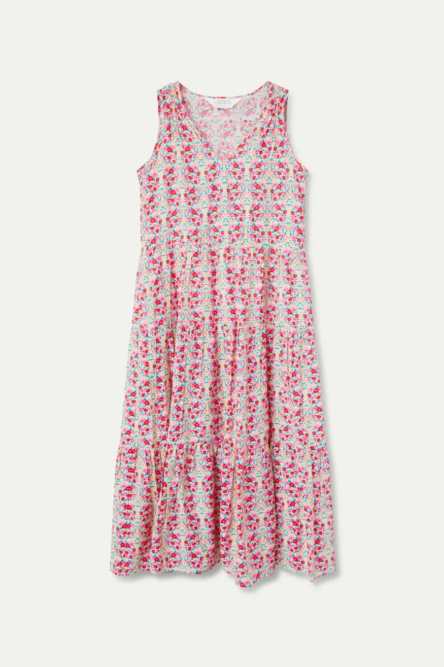 Compañia Fantastica Vestido Midi Tirantes Estampado Sugar Who killed Bambi?