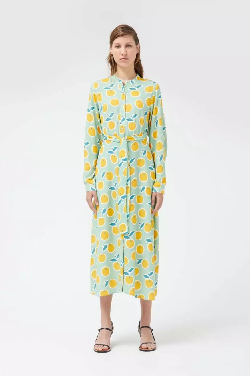 Compañia Fantastica Vestido Mujer Midi Limones Who killed Bambi?