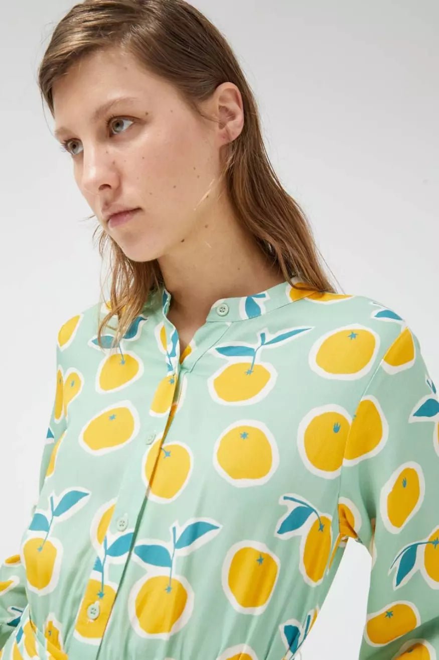 Compañia Fantastica Vestido Mujer Midi Limones Who killed Bambi?