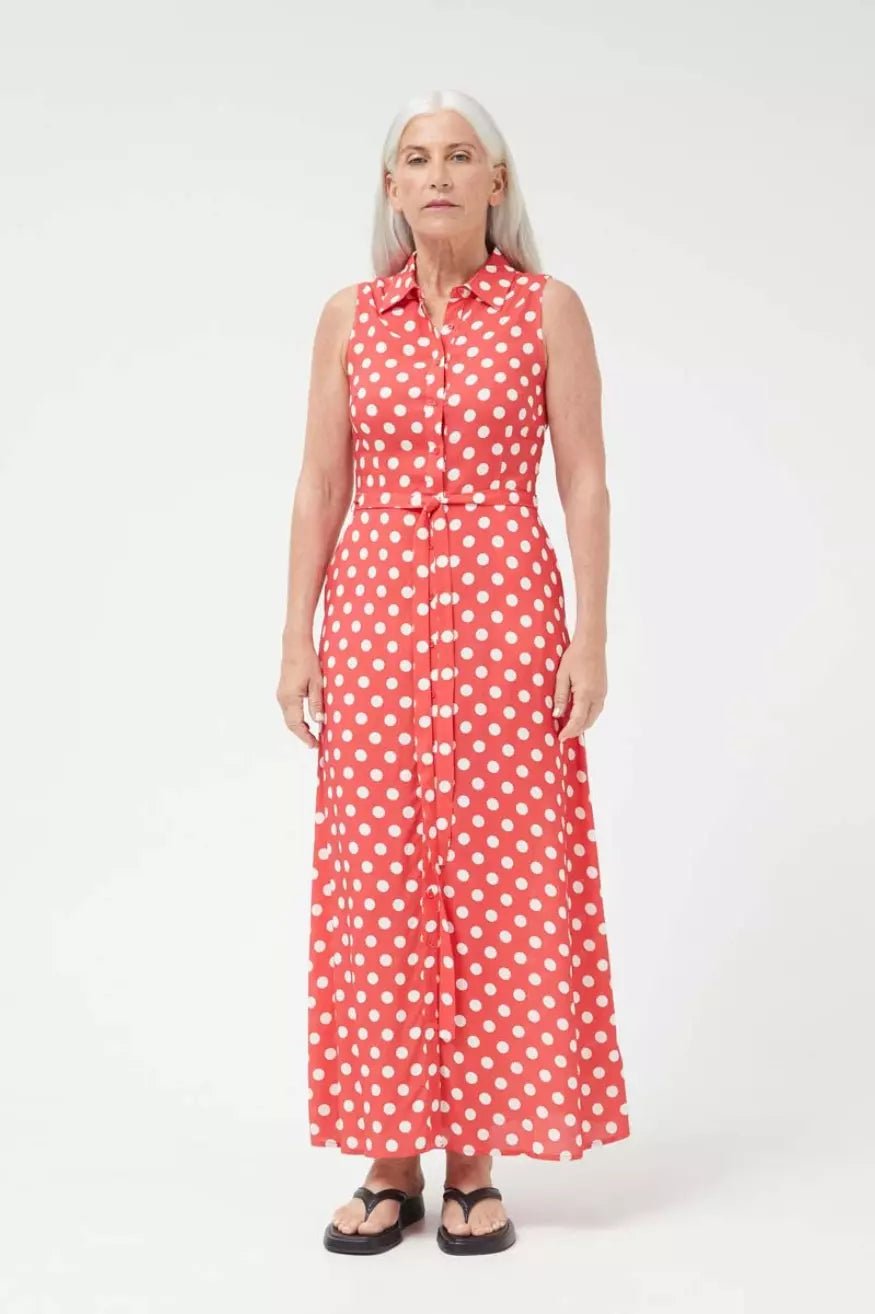 Compañia Fantastica Vestido Mujer Topos Rojo Who killed Bambi?