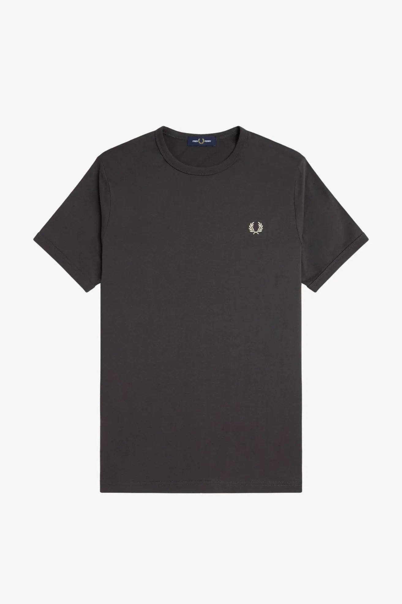 Fred Perry Camiseta Hombre M3519 Gris Oscuro Who killed Bambi?