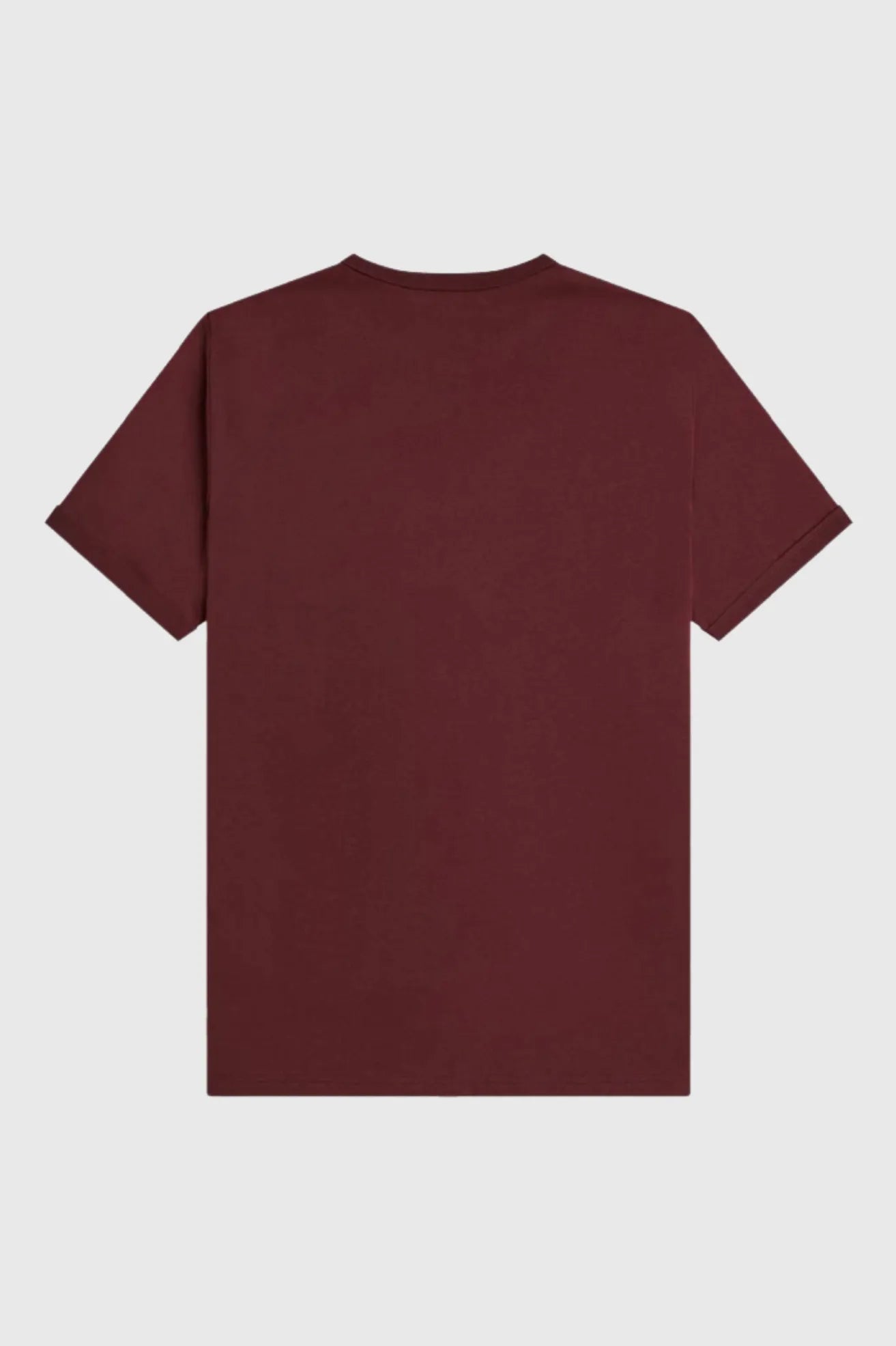 Fred Perry Camiseta Hombre Ringer M3519 Burdeos Who killed Bambi?