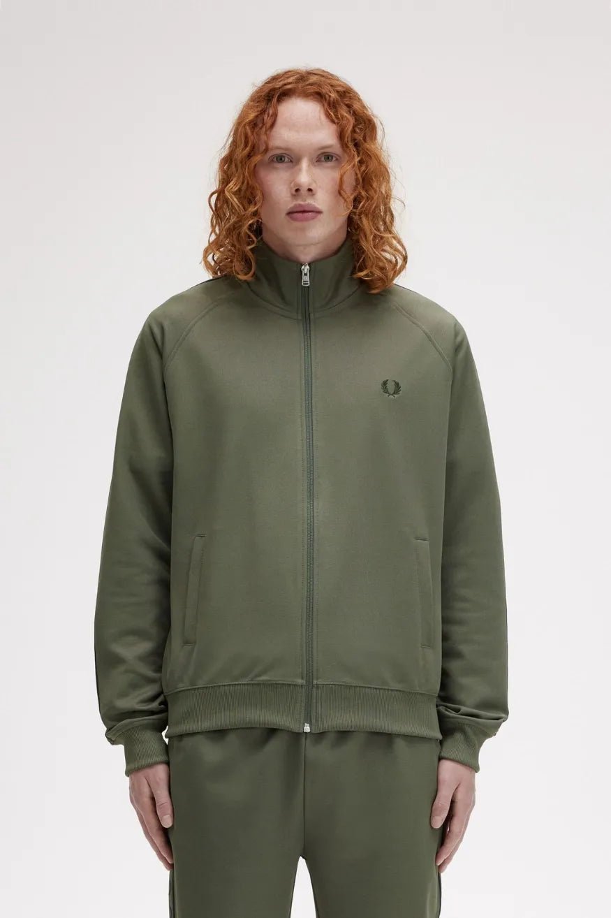 Fred Perry Chaqueta Hombre Chándal J5557 Verde Who killed Bambi?