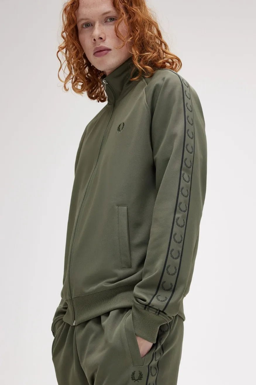 Fred Perry Chaqueta Hombre Chándal J5557 Verde Who killed Bambi?