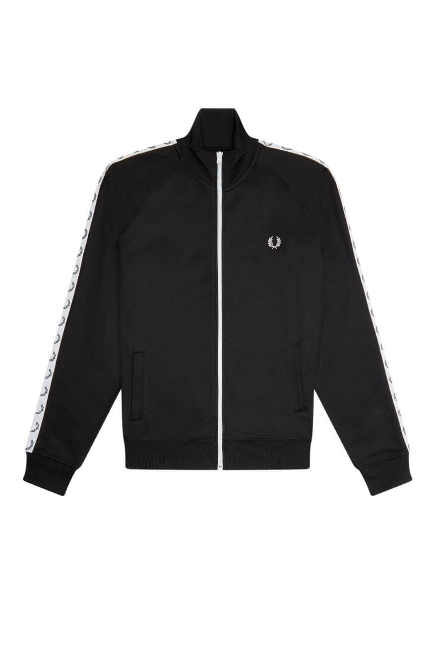 Fred Perry Chaqueta Hombre Chándal Negra Talla XL Who killed Bambi?