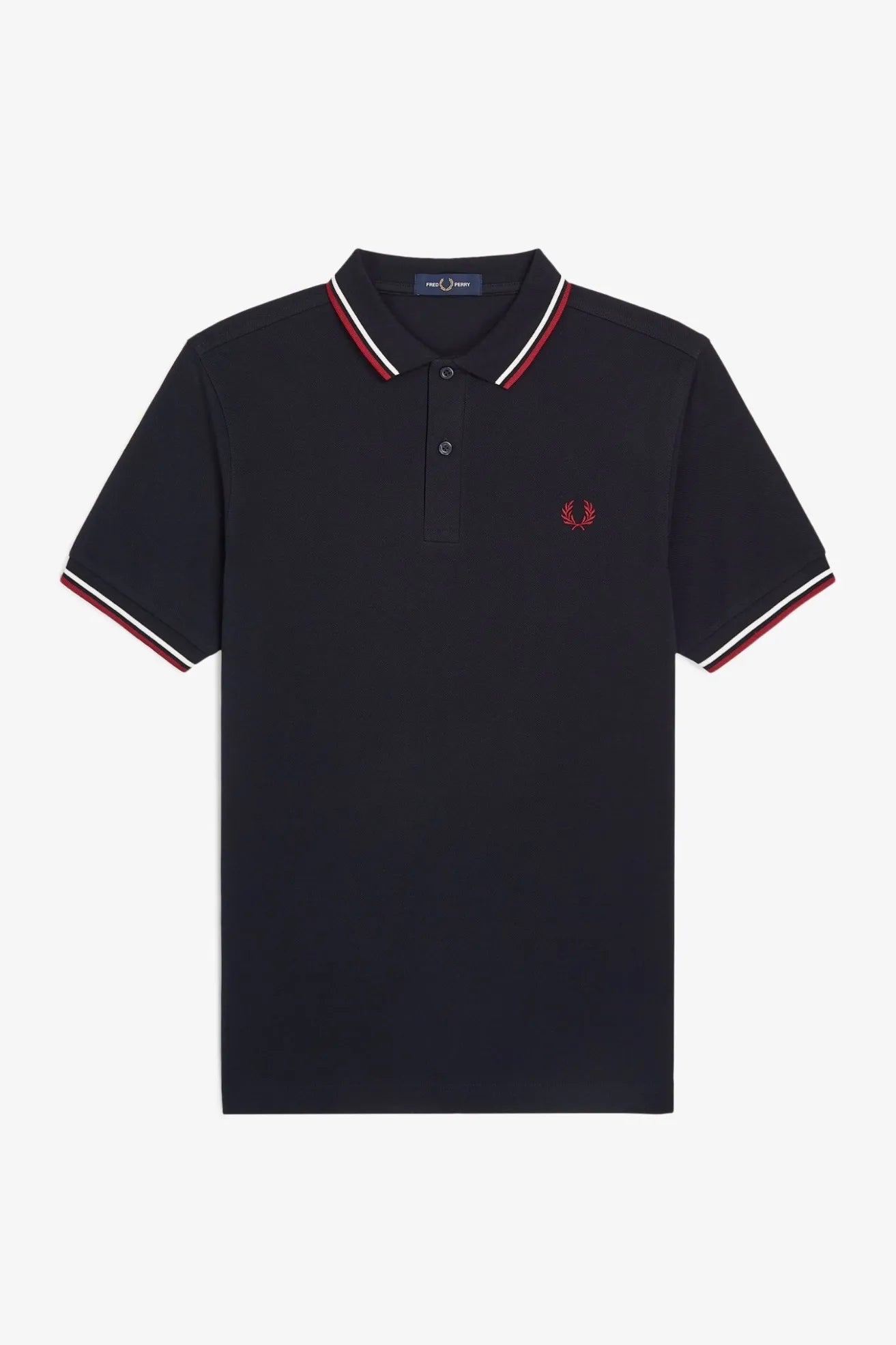 Fred Perry Polo Hombre M3600 Azul T55 Who killed Bambi?