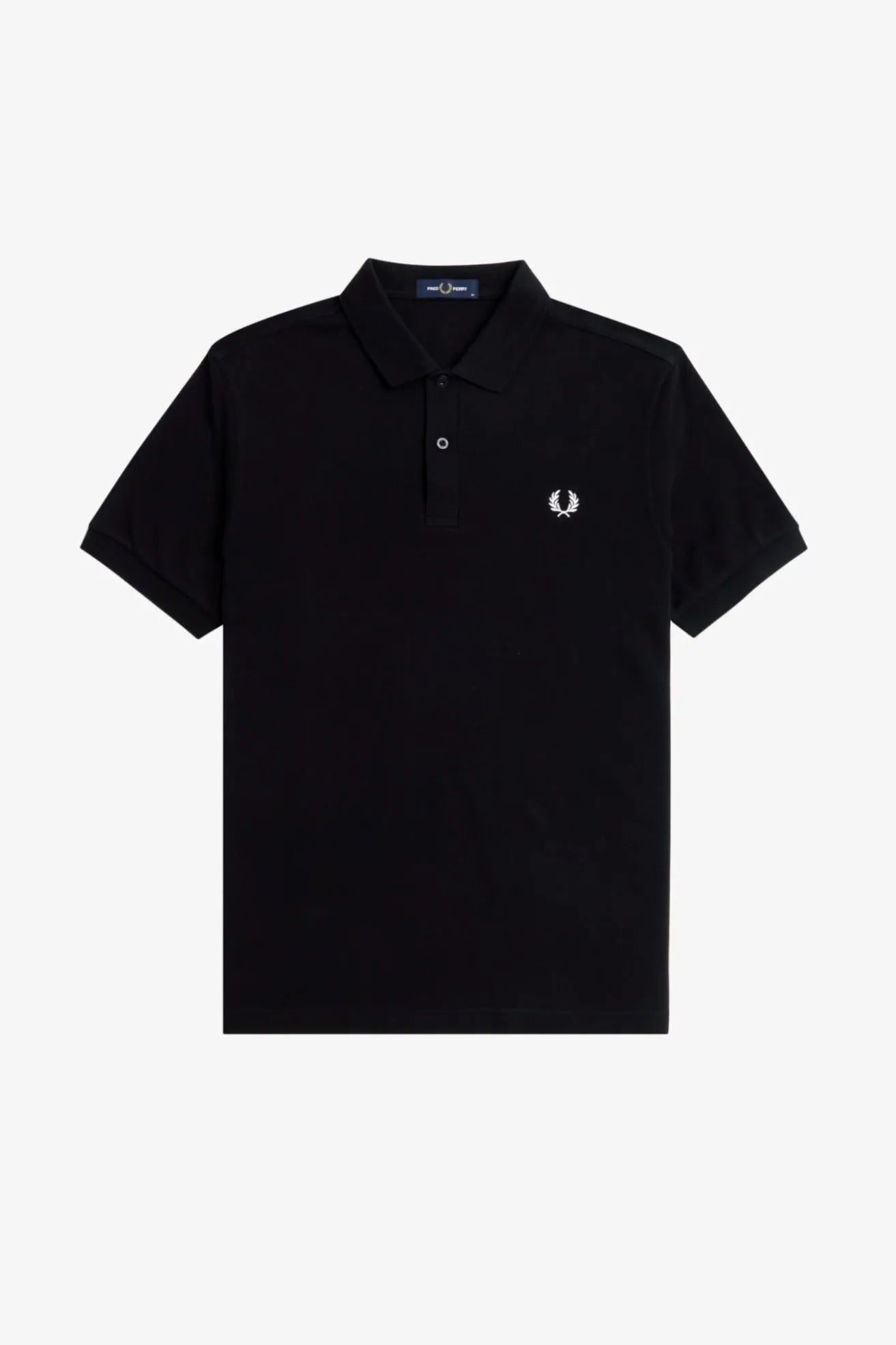 Fred Perry Polo Hombre Negro Who killed Bambi?