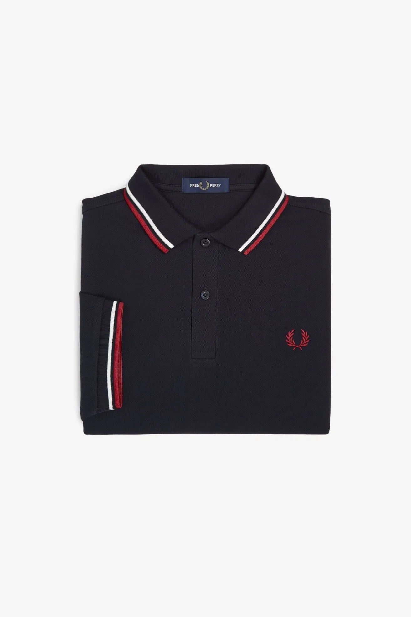 Fred Perry Polo M3600 Hombre Azul T55 Who killed Bambi?