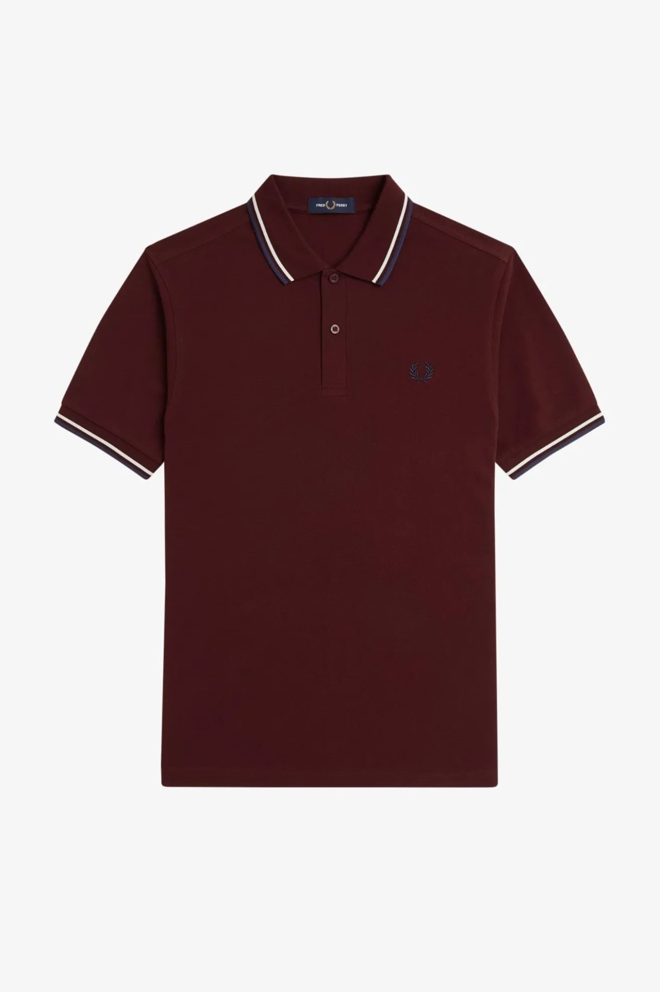 Fred Perry Polo M3600 Hombre Granate Y40 Who killed Bambi?