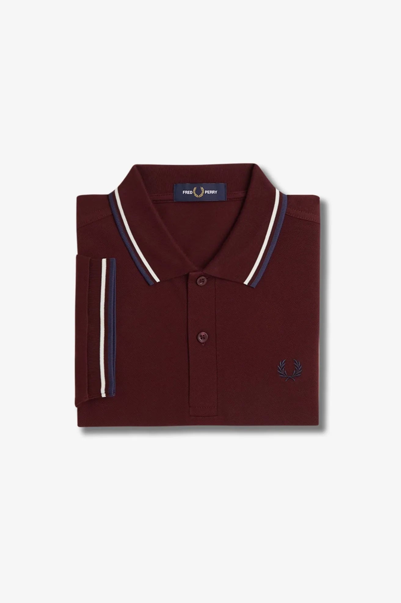 Fred Perry Polo M3600 Hombre Granate Y40 Who killed Bambi?