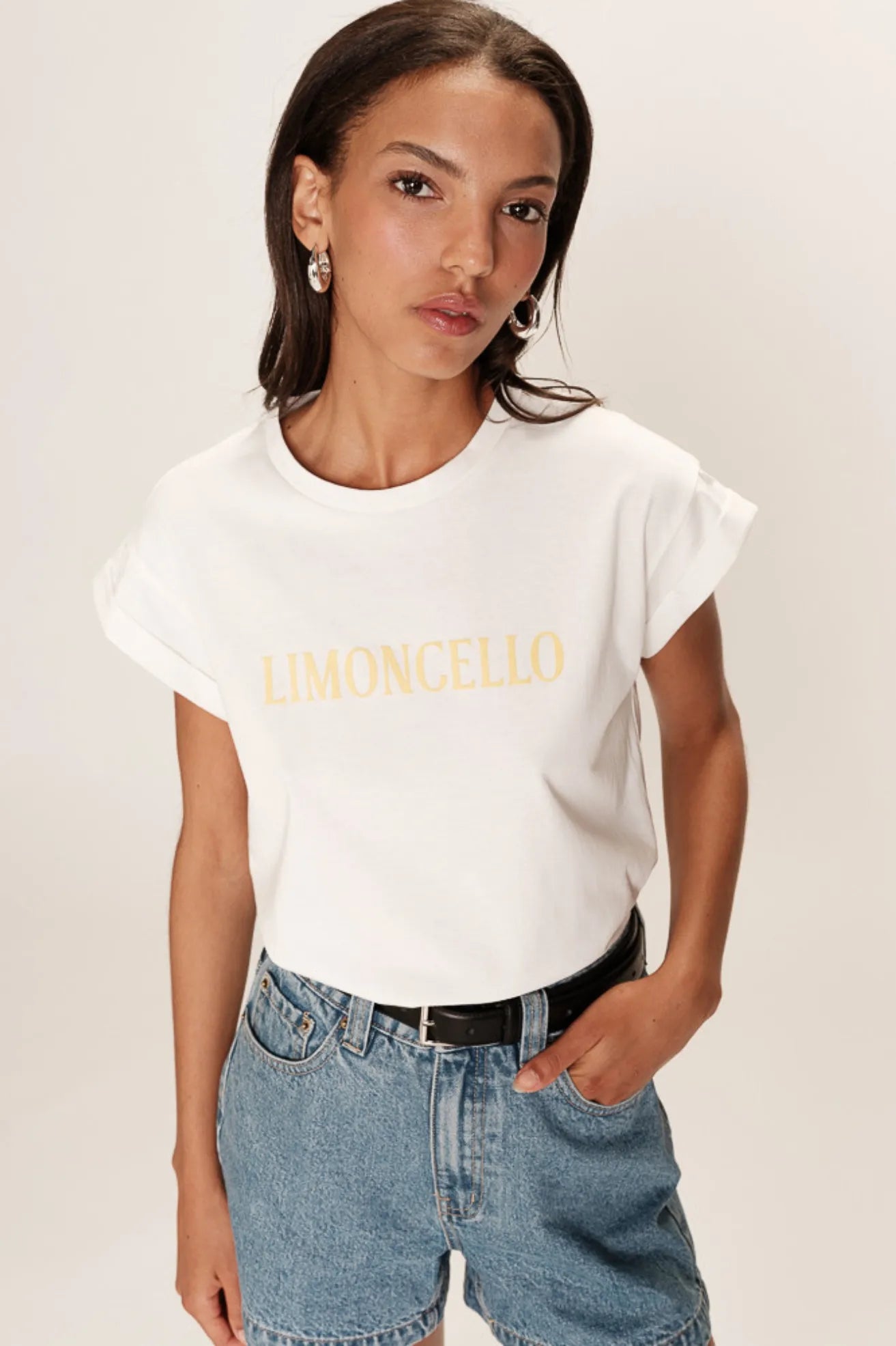 Grace And Mila Camiseta Mujer Limoncello Blanca Who killed Bambi?