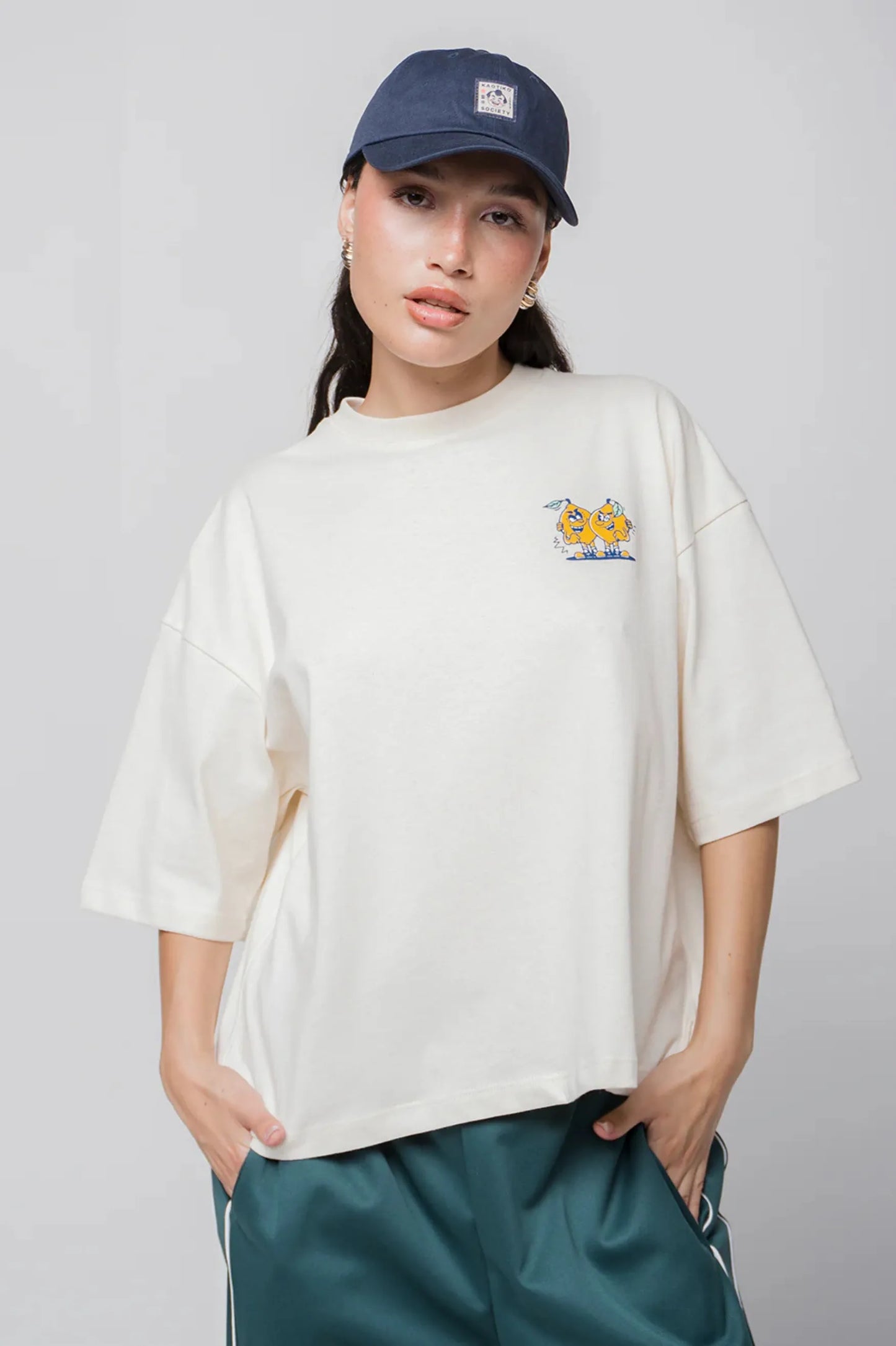 Kaotiko Camiseta Mujer You Can Do Great Things Beige Who killed Bambi?