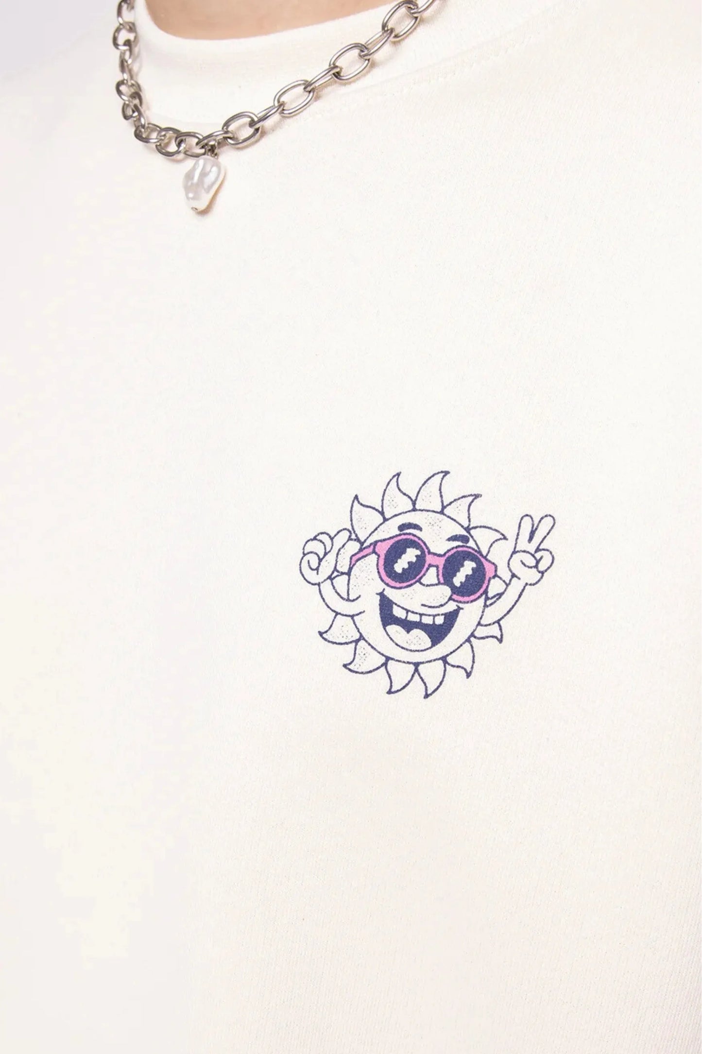 Kaotiko Sudadera Hombre Life is Short Beige Who killed Bambi?