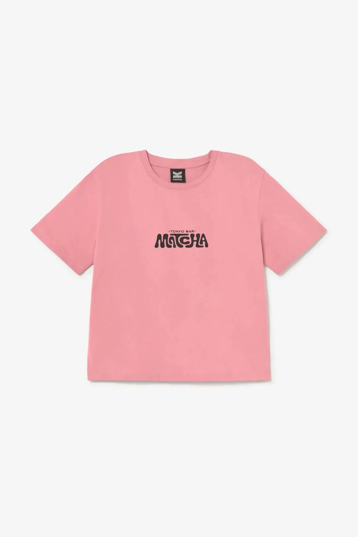 Kaotiko Camiseta Mujer Matcha Rosa
