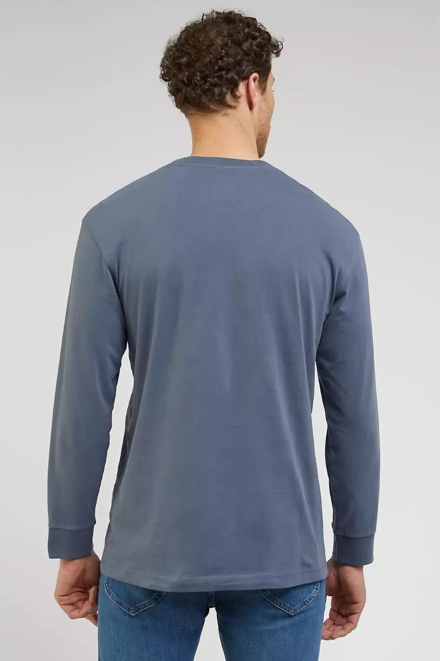 Lee Workwear Camiseta Hombre Manga Larga Pocket Gris Who killed Bambi?