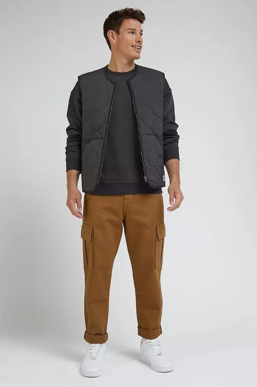 Lee Workwear Chaleco Acolchado Hombre Negro Gastado Who killed Bambi?