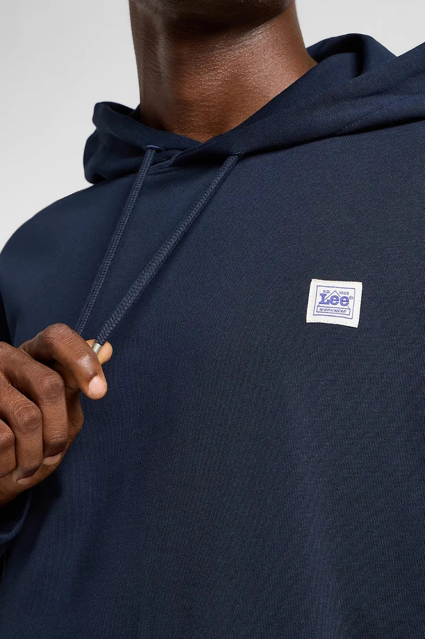 Lee Workwear Sudadera Hombre Oversize Capucha Azul Who killed Bambi?