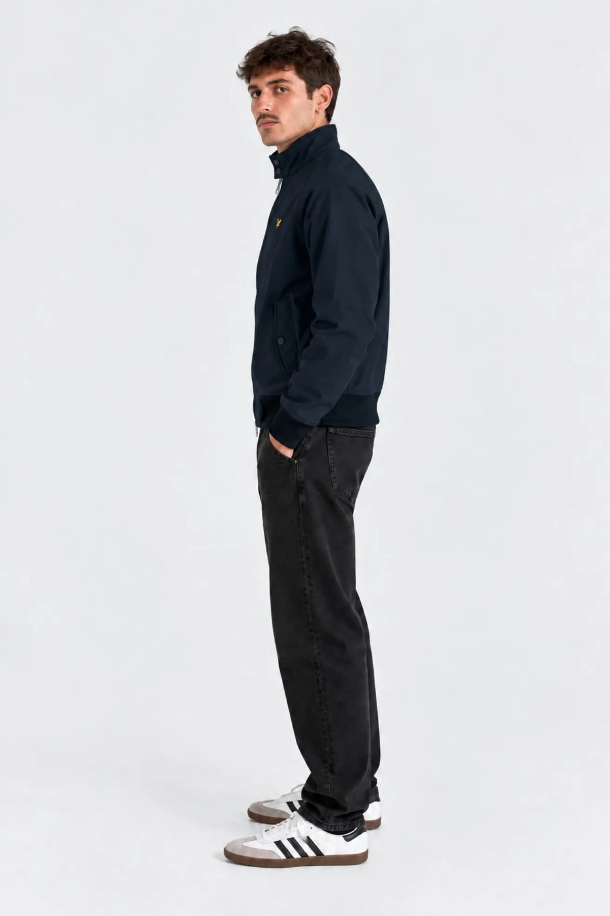 Lyle And Scott Chaqueta Hombre Harrington Softshell Azul Who killed Bambi?