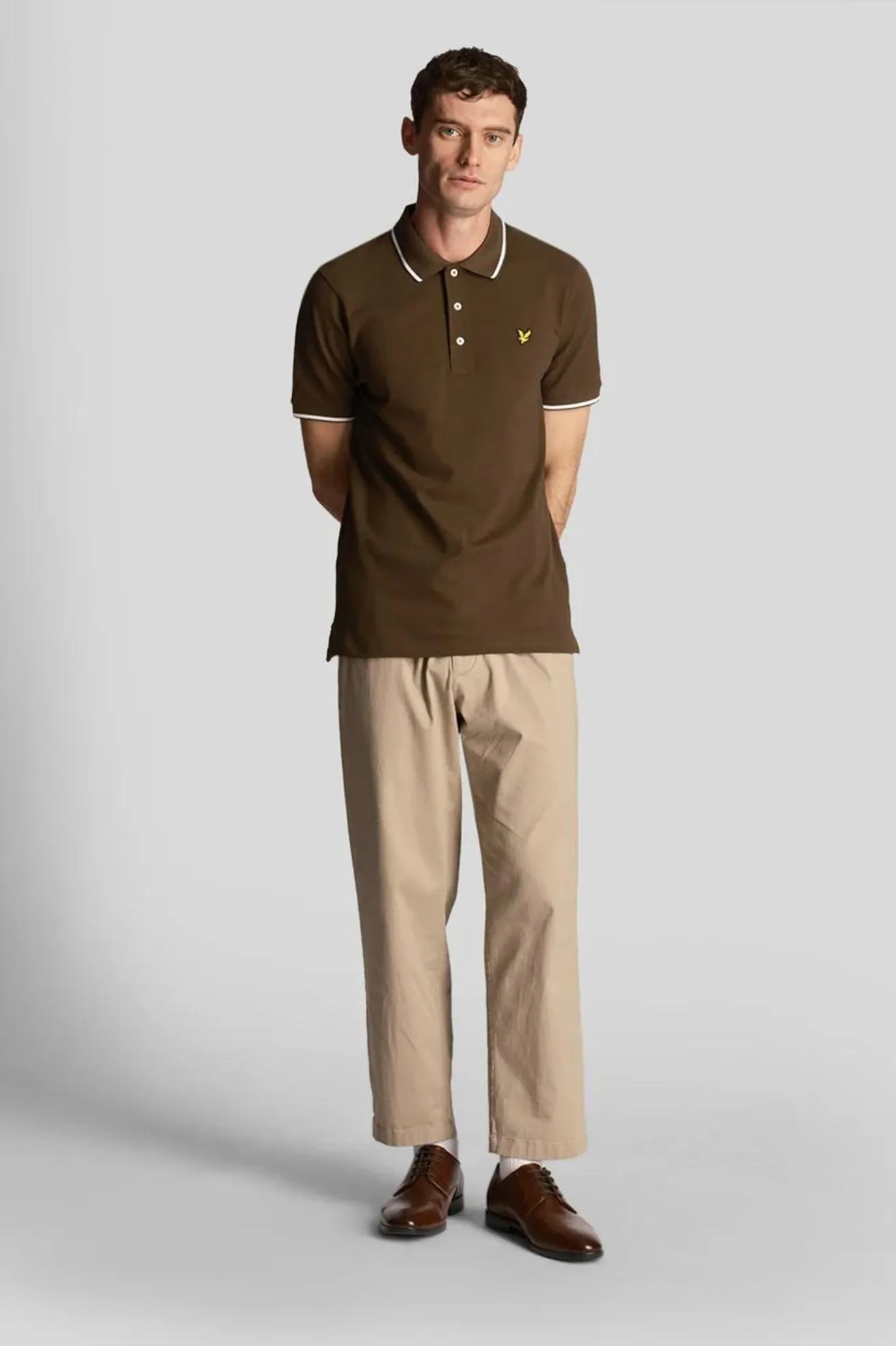 Lyle And Scott Tipped Polo Hombre Olive Talla XXL Who killed Bambi?