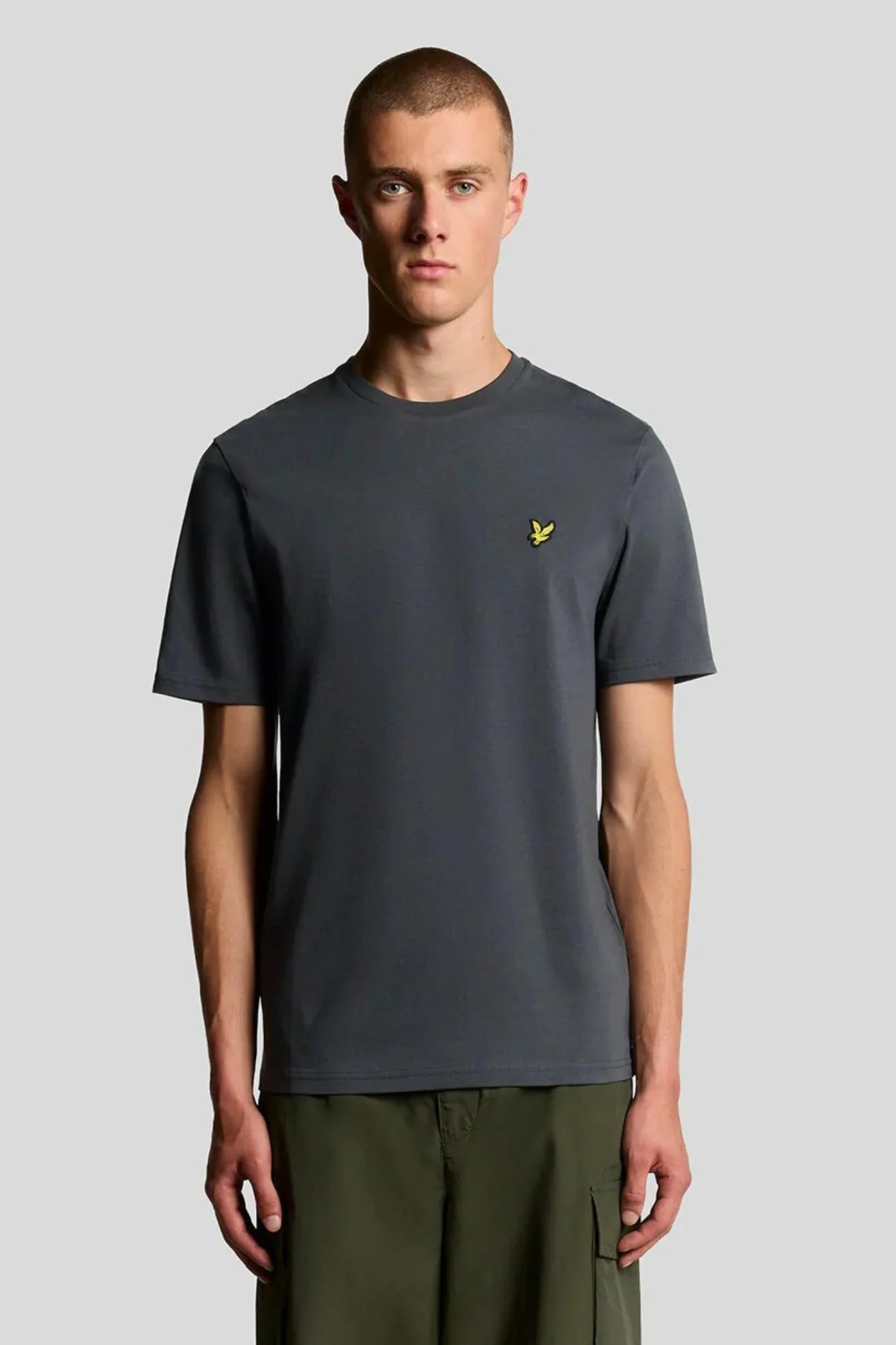 Lyle and Scott Camiseta Hombre Gris Gunmetal Who killed Bambi?