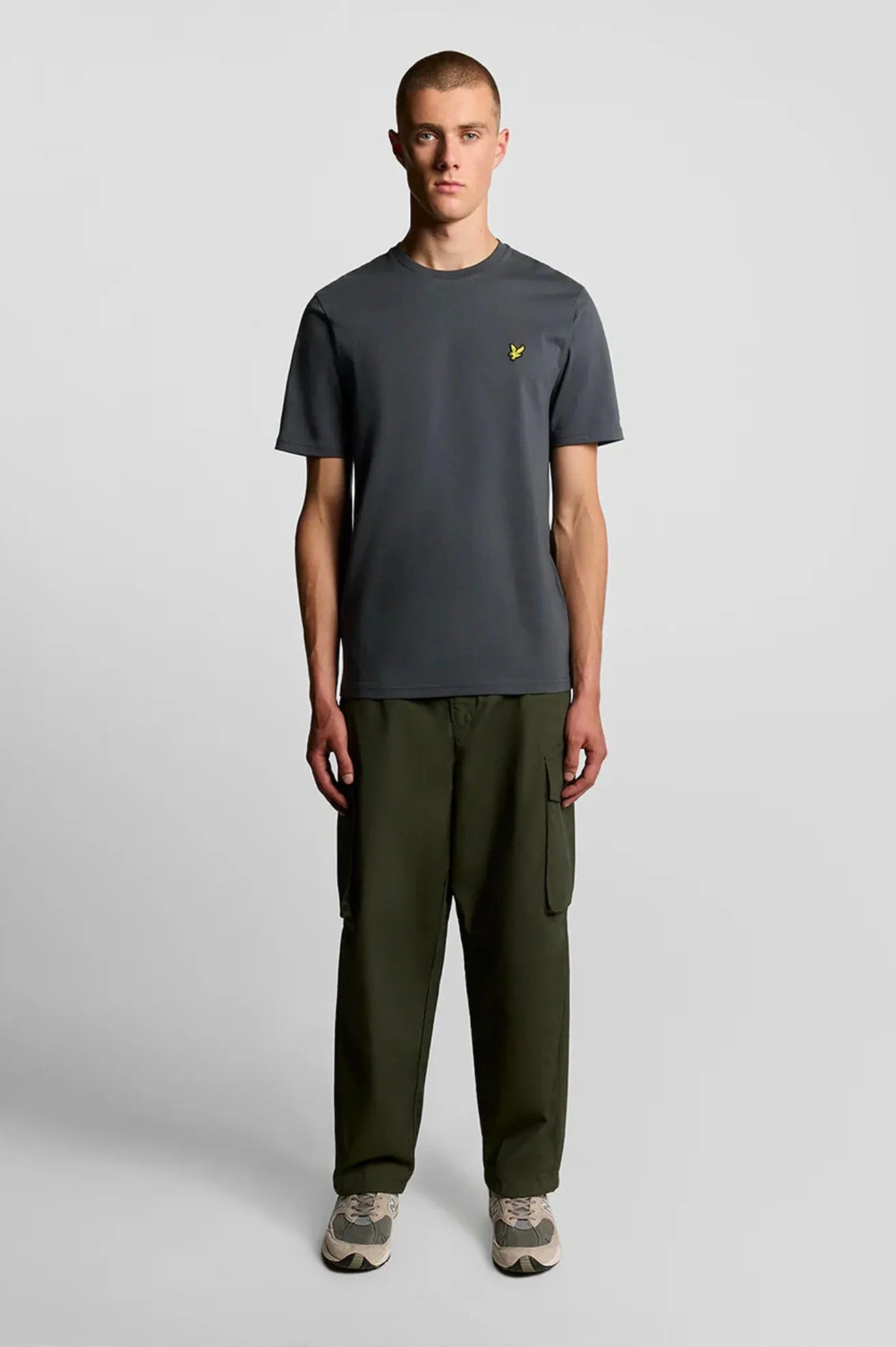 Lyle and Scott Camiseta Hombre Gris Gunmetal Who killed Bambi?