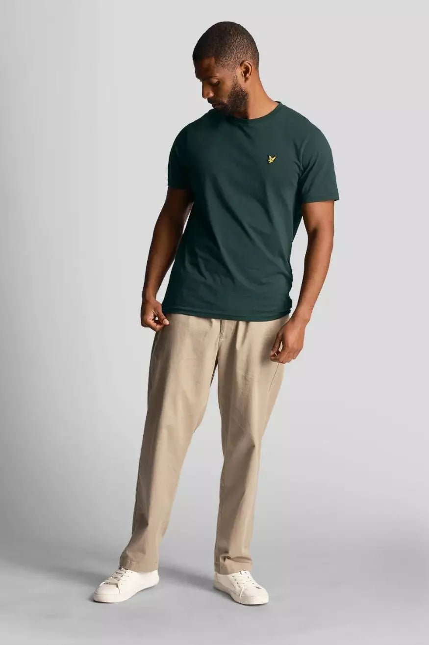 Lyle and Scott Camiseta Hombre Verde Oscuro Who killed Bambi?